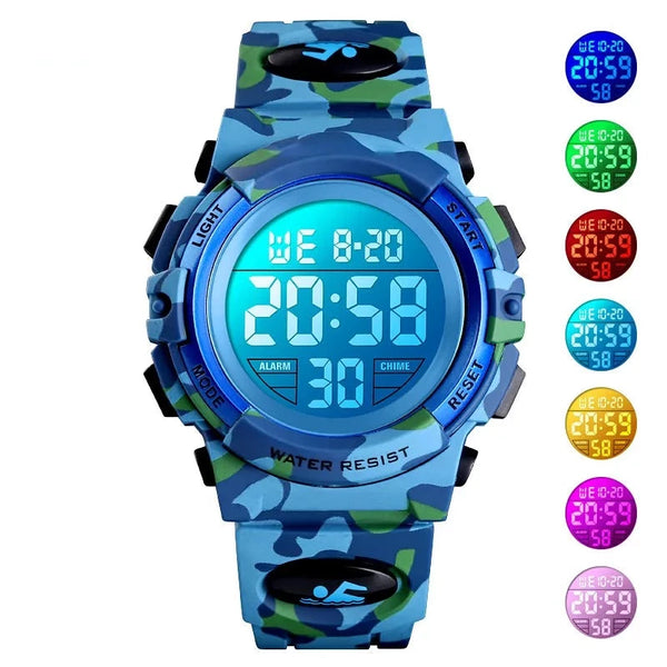 Waterproof Digital Kids Watch