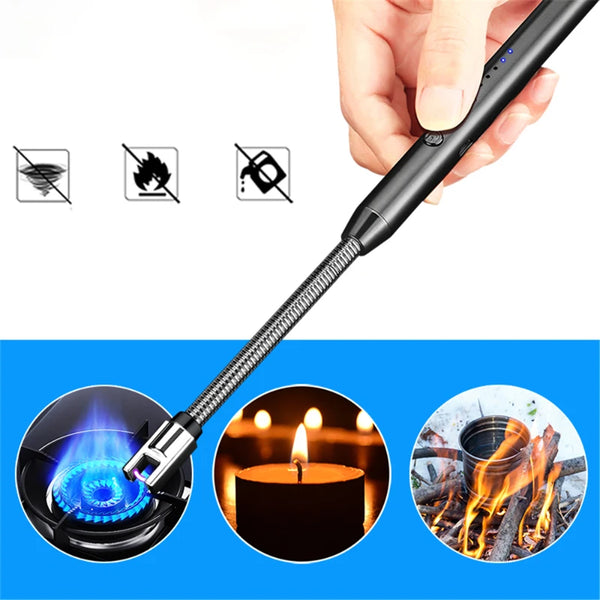 Electric rechargeable USB stick lighter