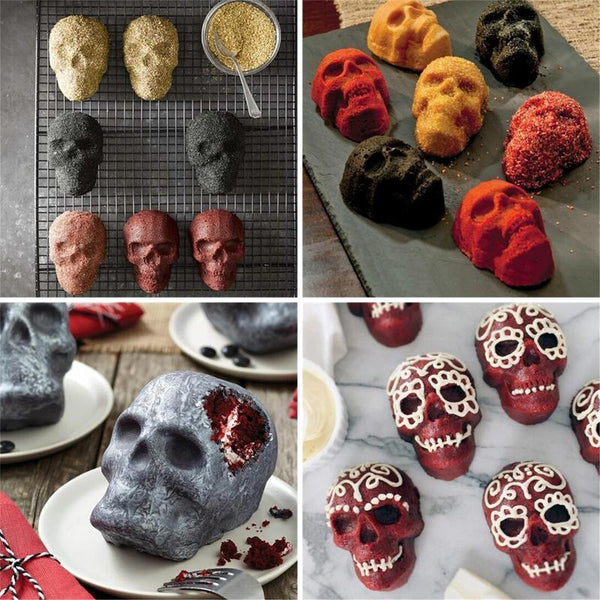 3D Totenkopf Kuchenform