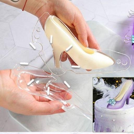 3D edible high heels chocolate mold