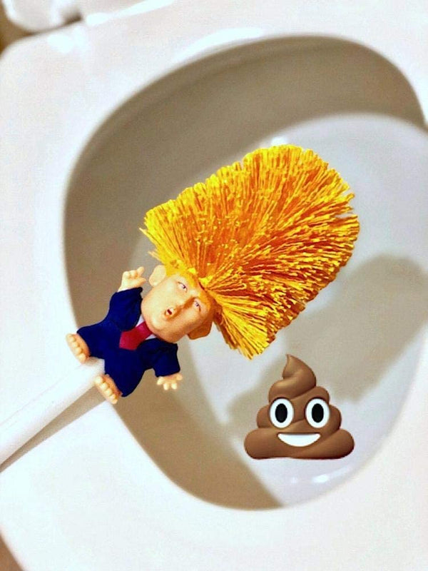 Donald Trump toilet brush