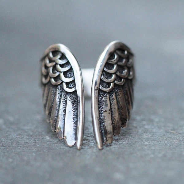 Adjustable Angel Wing Ring