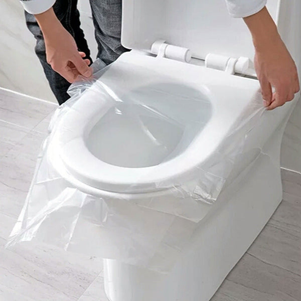 Disposable Toilet Seat Covers for On-the-Go (50 Pieces)