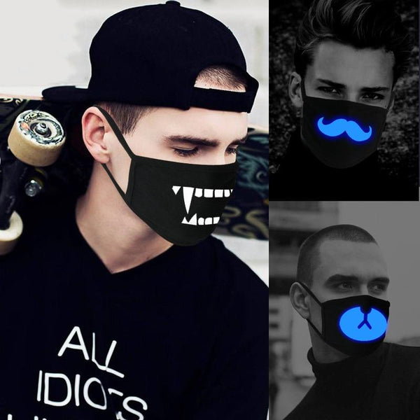 Glow in the Dark Mouth & Nose Protection Mask