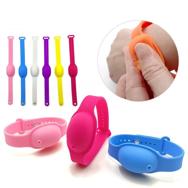 Disinfection dispenser bracelet