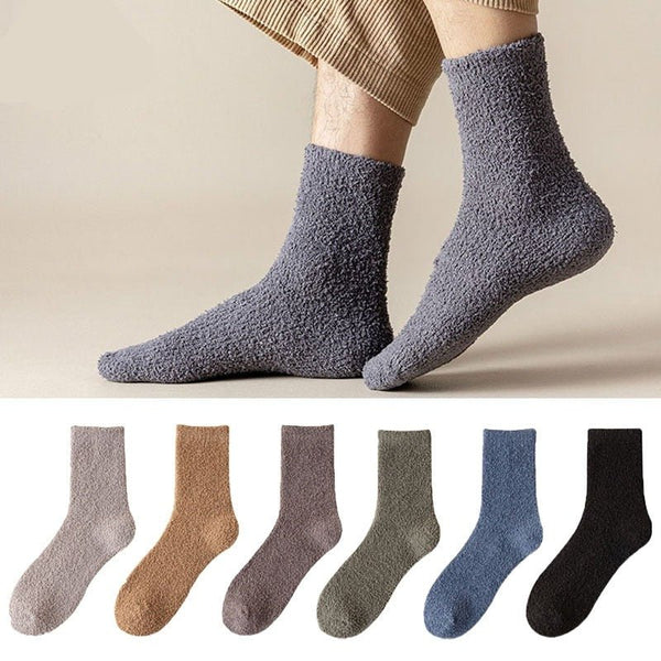 Flauschige Warme Fleece Socken für Männer