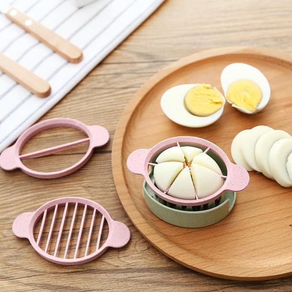 3 in 1 multifunctional egg slicer