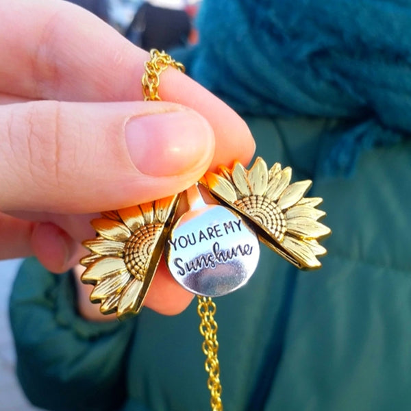 "You Are My Sunshine" Sonnenblumen Kette