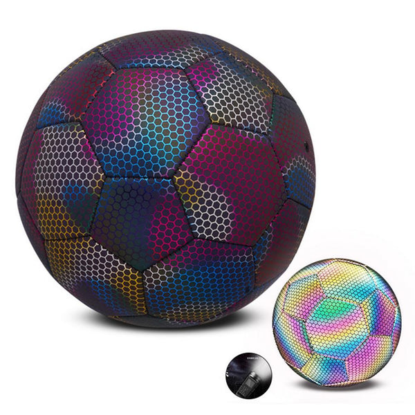 Leuchtender reflektierender Fußball