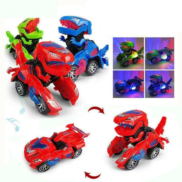 Transformer Dinosaurier LED Auto Dynocar