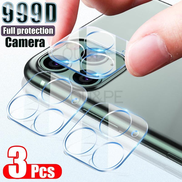 3 pieces iPhone camera protector tempered glass lens protection