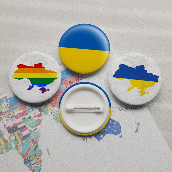 Ukraine Flagge Anstecknadel