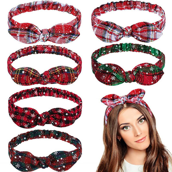 Christmas Look Hairband with Bow