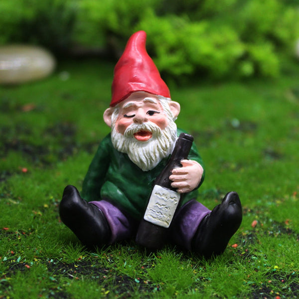 Drunken Garden Gnomes 4-Piece Set