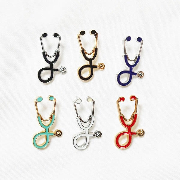 Doctor Nurse Stethoscope Ear Studs