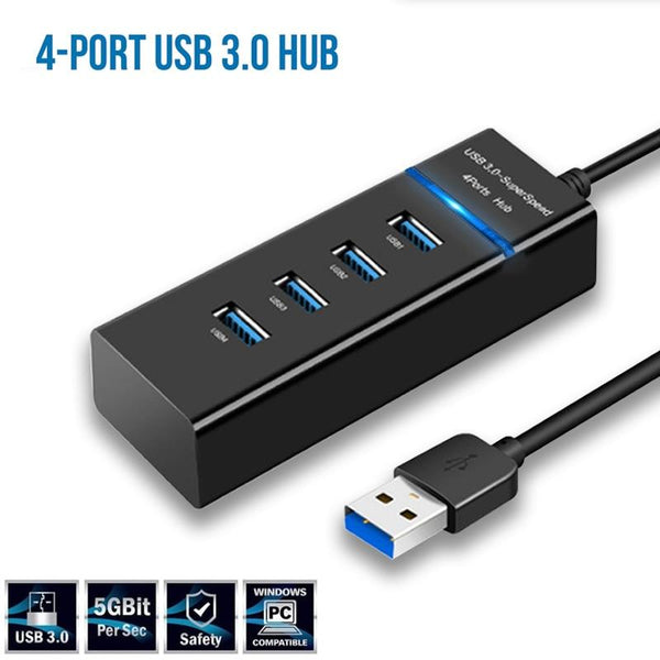 4 Port USB 3.0 Hub