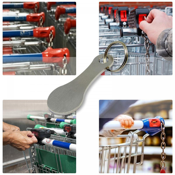 Shopping cart release for keychain (2 pieces)