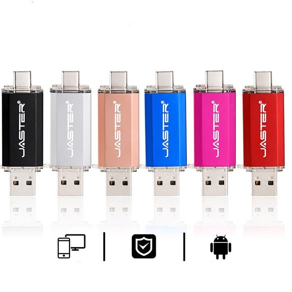 USB & Type-C Flash Drive Memory Stick 64GB