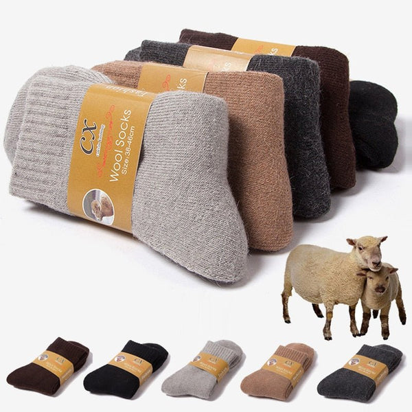 Super Dicke Merino Wollsocken für Männer