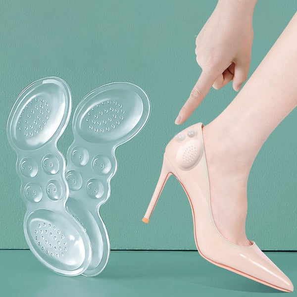 Transparentes selbstklebendes High Heels Fersenschutz Gel Pad