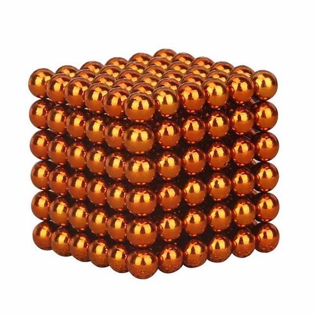  Bronze 5mm 216 Stück magnetische Würfel Bälle