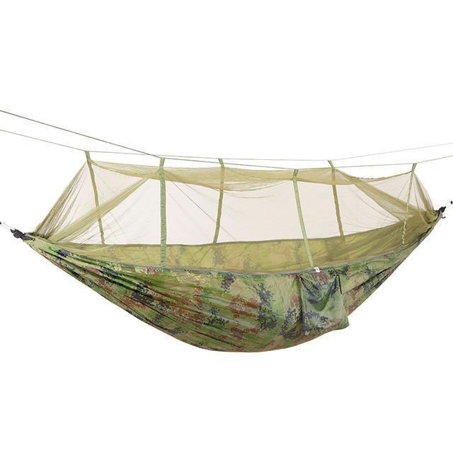  Camouflage Camping Hängematte mit Moskitonetz