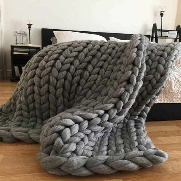 Chunky Handknitted Blanket