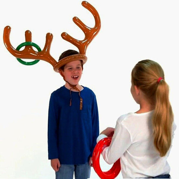 Inflatable Christmas Reindeer Antlers for Ring Toss