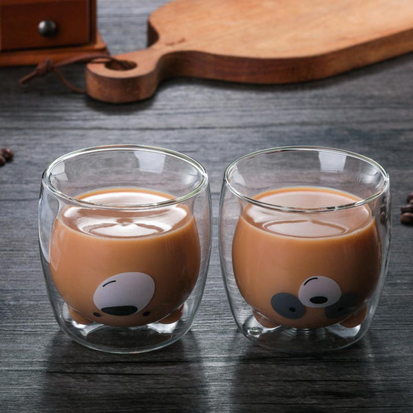 Teddybären Glas für Tee und Kaffe