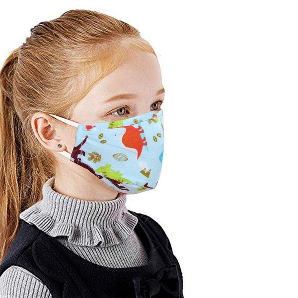 Washable face mask for children made of cotton