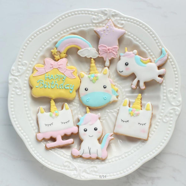 Unicorn Cookie Cutter 8-Piece Set