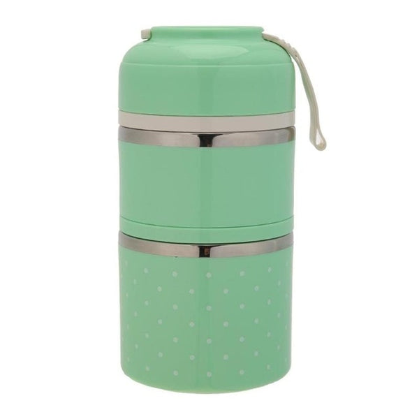 3 Ebenen Stahl Lunchbox (Auslaufsicher - 1,4L)