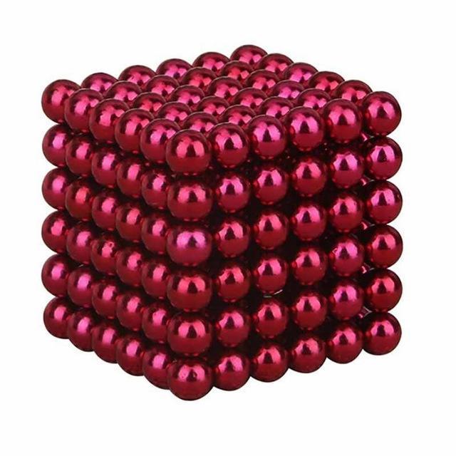  Rot 5mm 216 Stück magnetische Würfel Bälle