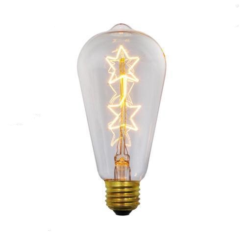  ST64 star / E27 Retro Edison Glühbirne E27 220V 40W